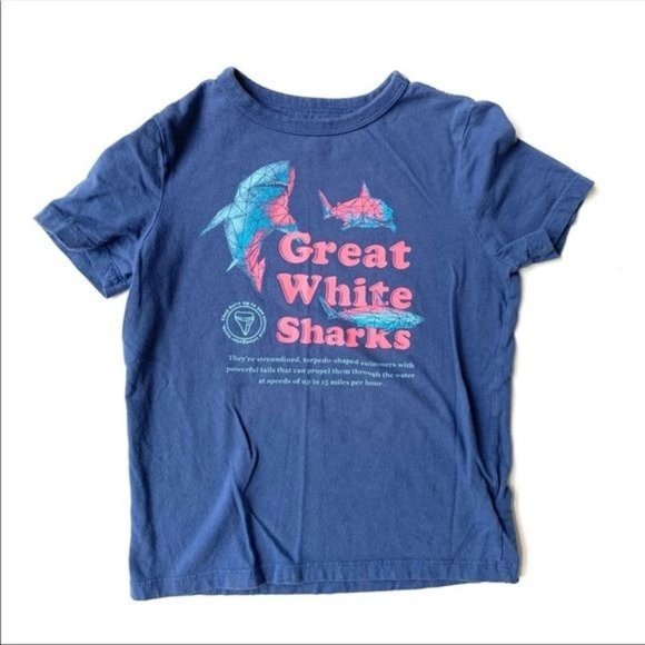 GAP Other - GAP Boys Blue Great White Shark Tee